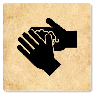 Umývárna, 100x100mm, pergamen, Nevada